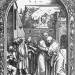 The meeting of St. Anne and St. Joachim at the Golden Gate, from the 'Life of the Virgin'